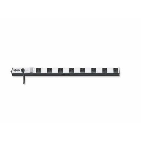 Doomsday Outlet Strip, Rack Mounted, 5-15R, 5-15P, 15 ft., Black/Silver DO132267